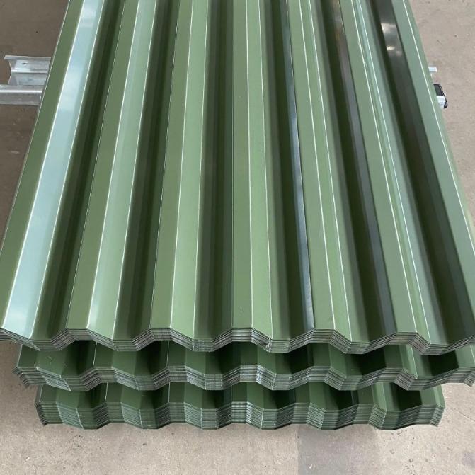 Pre painted corrugated steel sheet options